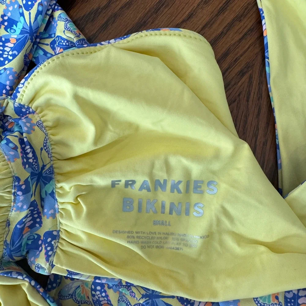 frankies bikinis monarch butterfly print Set‎